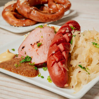 Sauerkraut choucroute Frankfurter Kassler
